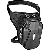 ISEYOU Thigh Bag, Motorcycle Leg Bag for Men Women, Drop Leg Bag with Removable Leg Straps, Multifunctional Gear Bags for Cycling Hiking Camping Fishing Travel Outdoor