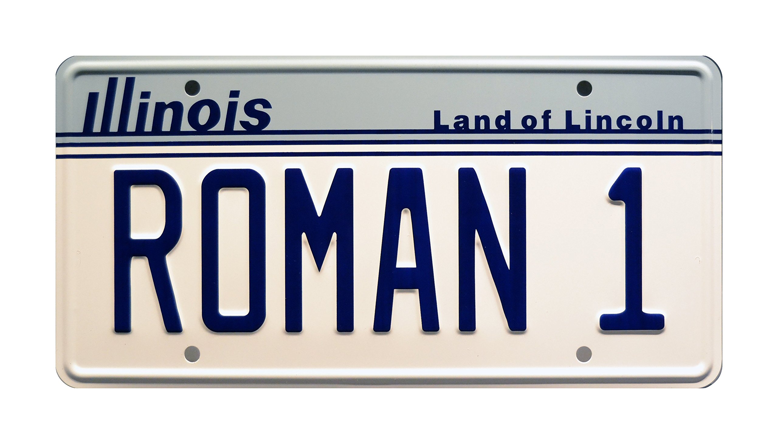 Celebrity Machines The Great Outdoors | ROMAN 1 | Metal Stamped License Plate