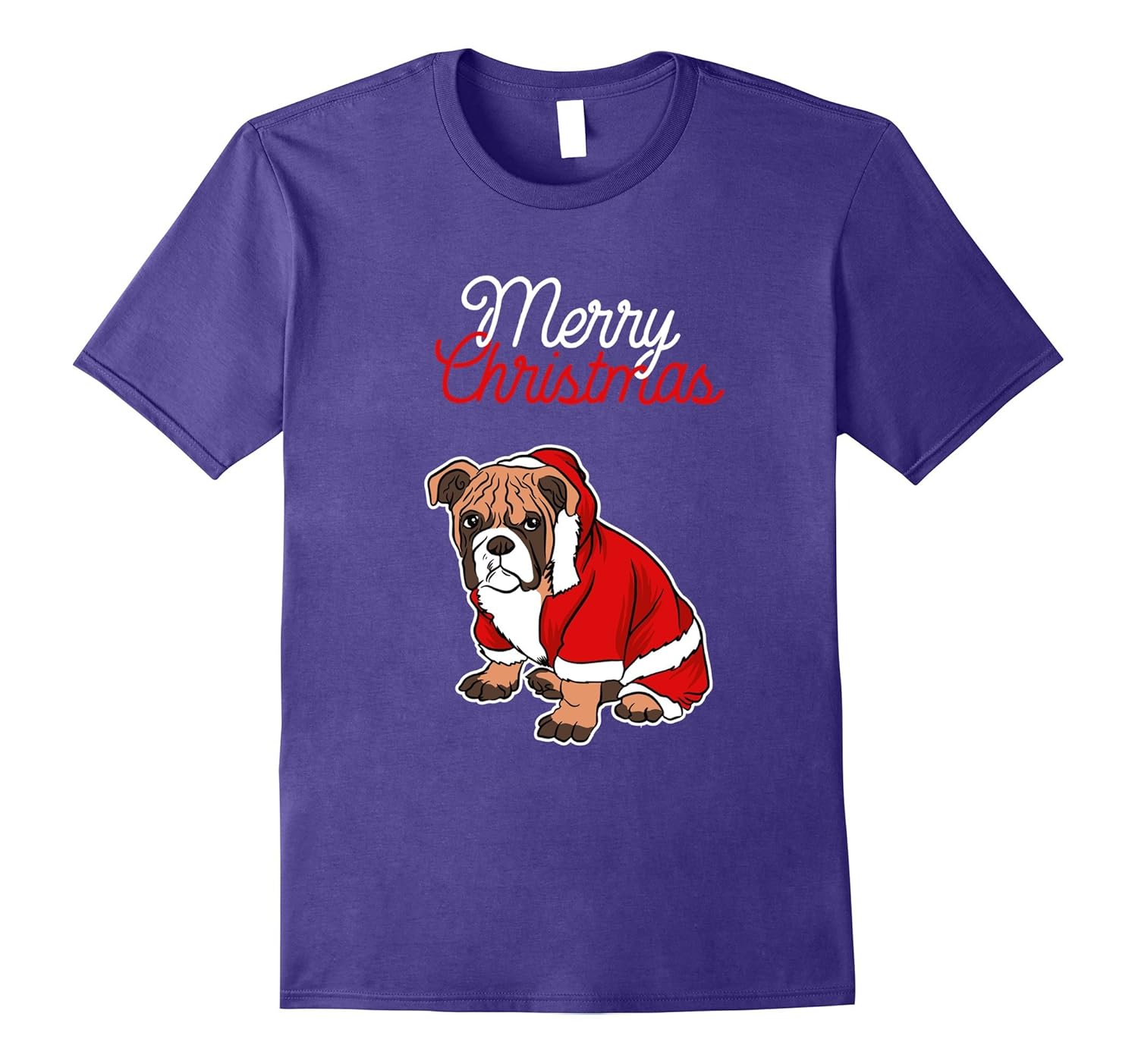 Merry Christmas Boxer Dog Lover Gift T-Shirt-ANZ