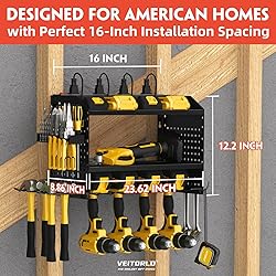 Veitorld Power Tool Organizer Wall Mount with