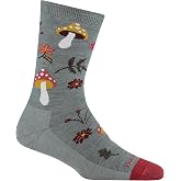 Darn Tough Vermont Women's Mushroom Crew Lightweight Socks (6133) | Breathable Lightweight Merino Wool, Moisture Wicking, Odor-Resistant, Arch Support, Dress &amp; Casual Sock, Made in USA