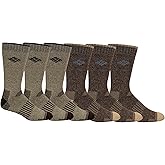 Columbia Men's Moisture Control Quarter Crew Socks 6-Pack