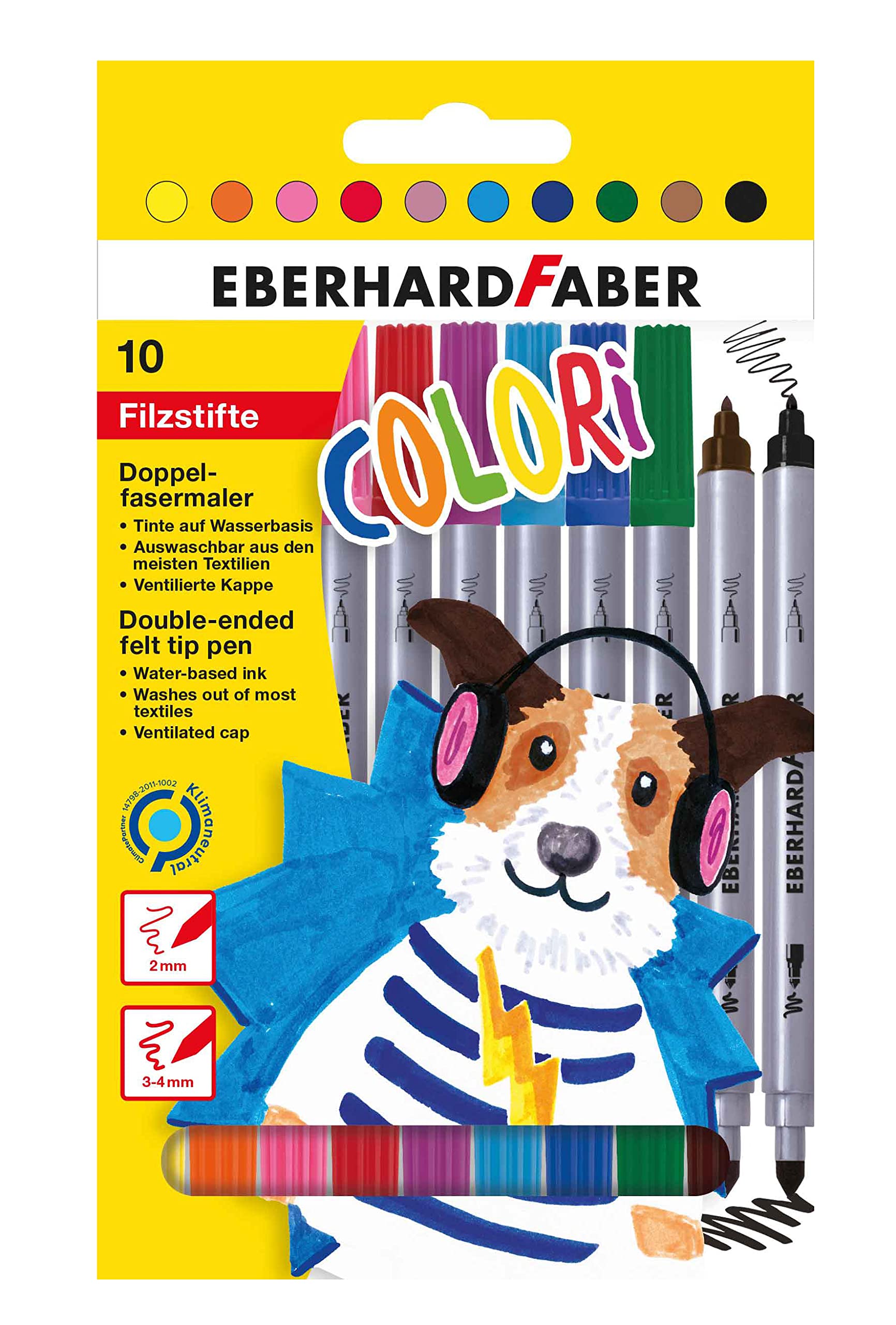 Eberhard Faber Felt Tip Pen (Pack of 10)