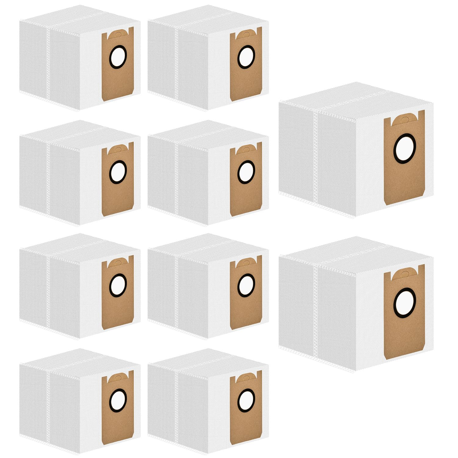 Photo 1 of 10 Pack Dust Bag Compatible with iHome AutoVac Nova S1 Pro Robot Vacuum Cleaner Accessories iHRVS1PRO-3BLK