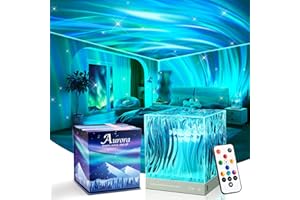 MUBAREK Northern Lights Projector Christmas Gifts for Teen Girls, 18 Colors Galaxy Projector for Bedroom Lumena Lamp Mood Lighting Ocean Lamp, Remote Cute Stuff for Teen Girls Night Light Projector Cool Stuff