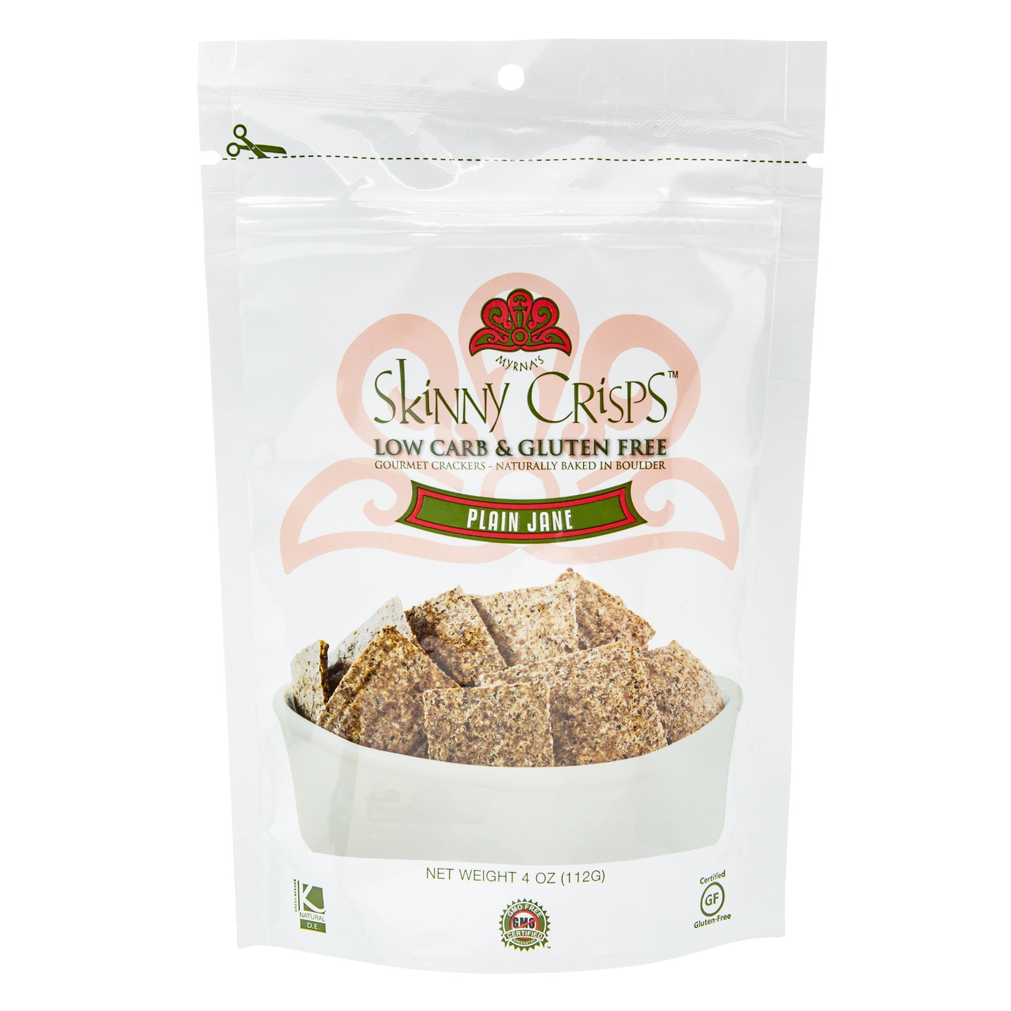 SKINNY CRISPS Say Cheese Gluten Free Crackers, 4 OZ