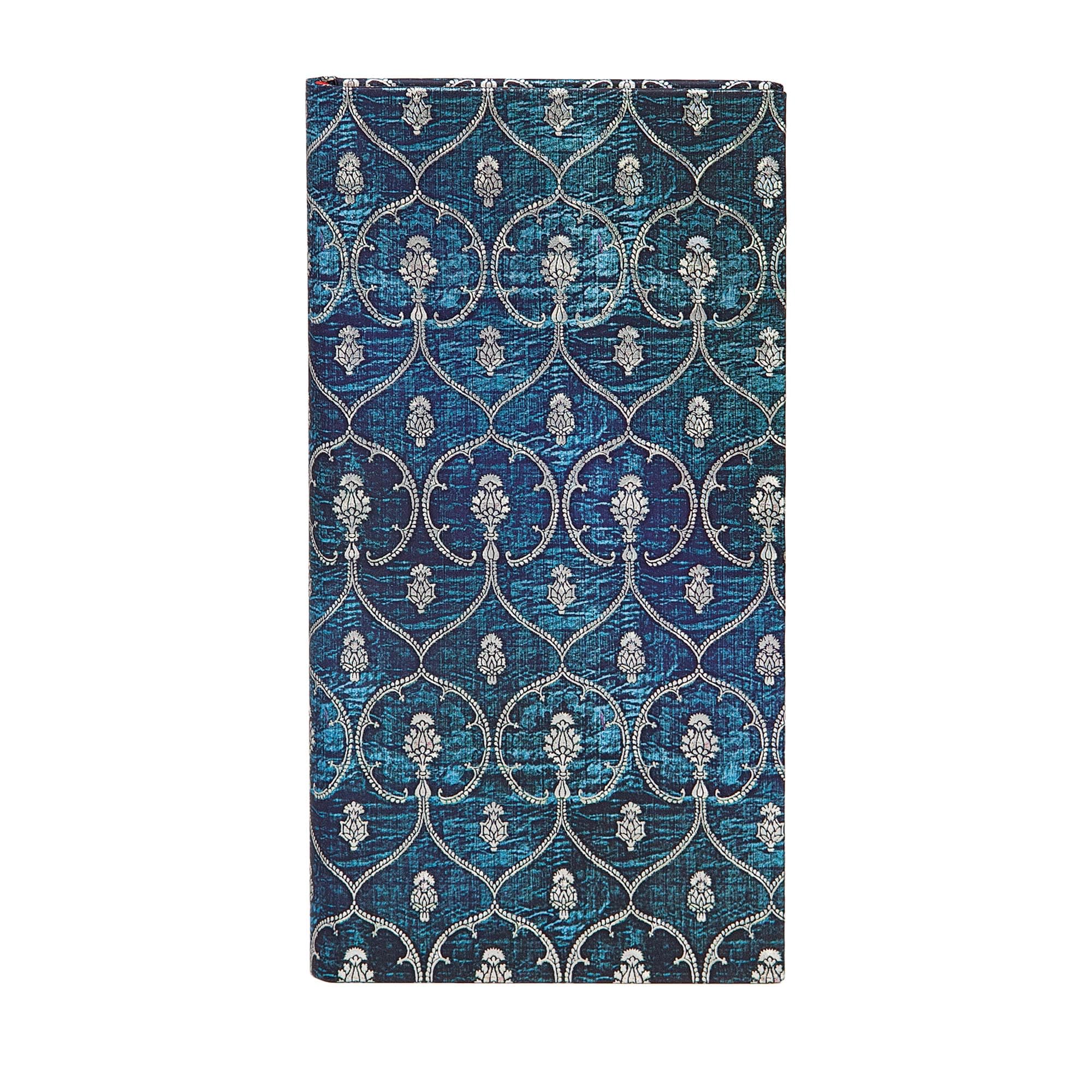 Paperblanks Hardcover Journal Blue Velvet | Lined | Slim (95 × 180 mm)