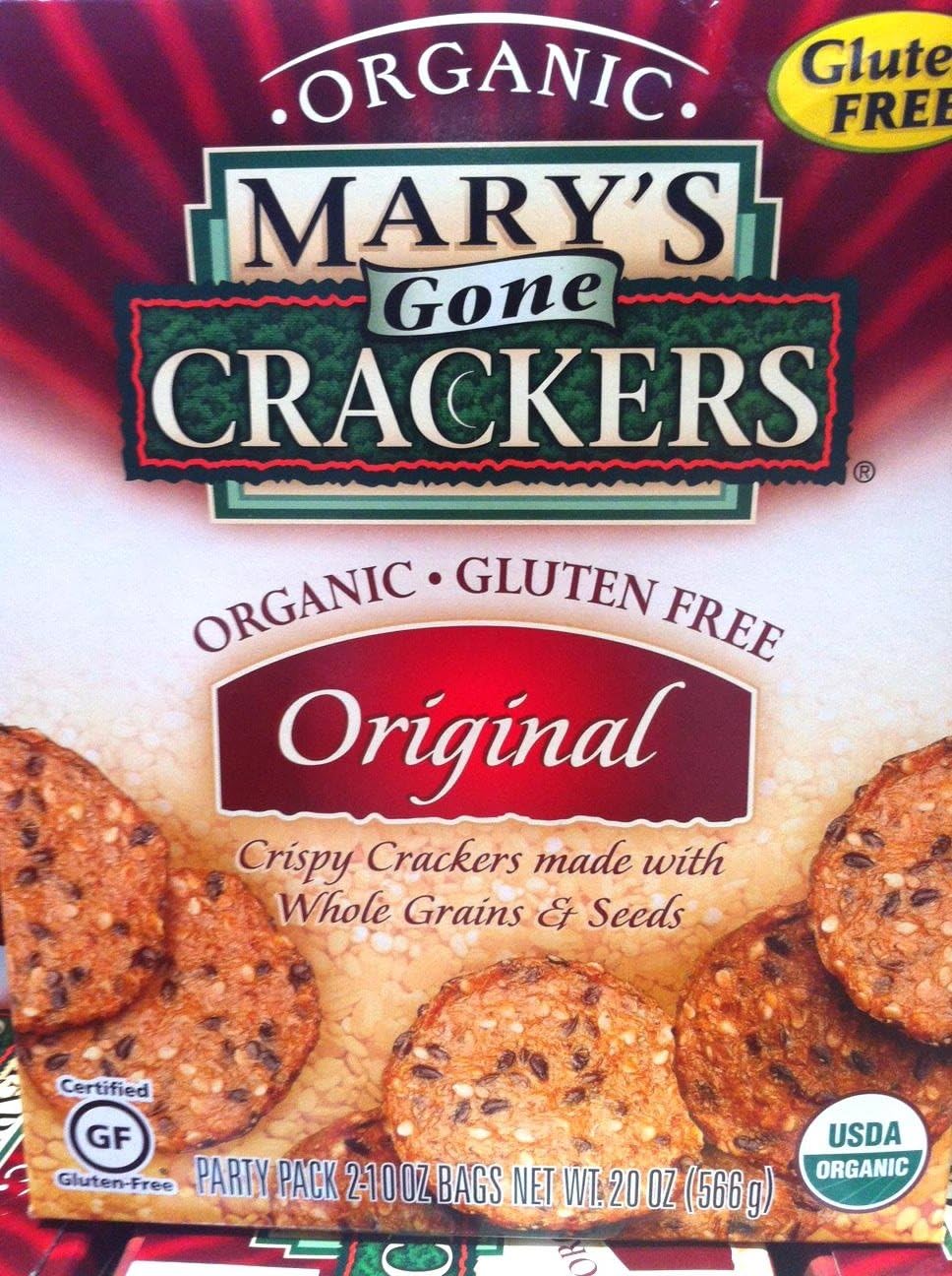 Mary's Gone Crackers Organic Original Seed Cracker 6.5 OZ Box (Pack of