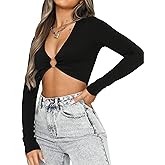 Women's Long Sleeve Crop Top