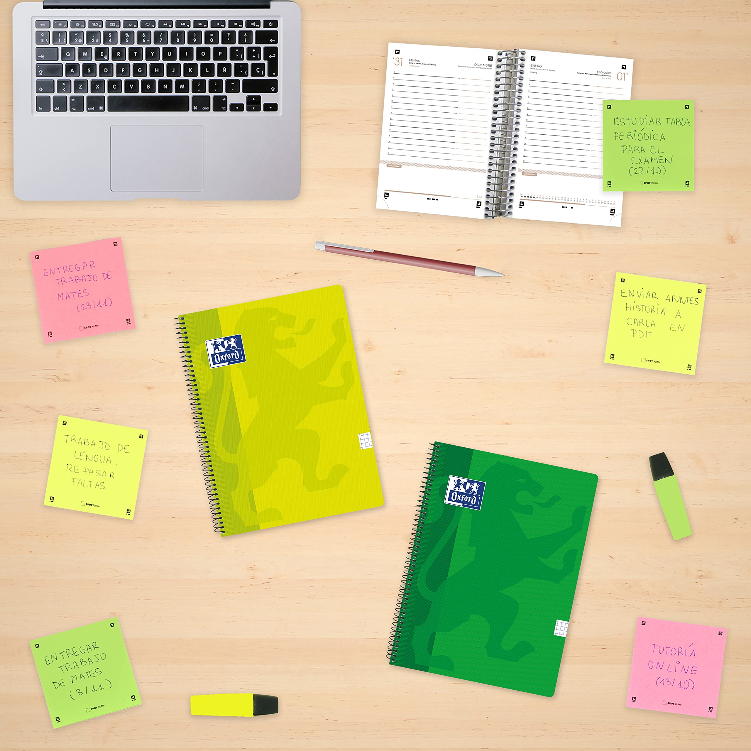 PAQ/5 Block SPIRALE, 80H 90 g. eckige Röhren.4 x 4 C/M Deckel Kunststoff Classic (21.5 x 15.5 cm) 2