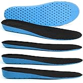 Height Increasing Insoles for Men & Women–Shock Absorbing, Breathable, Replacement Sports Shoe Inserts for All-Day Comfort