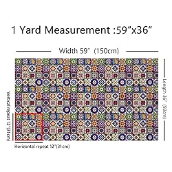 Boho Talavera Upholstery Fabric by The Yard