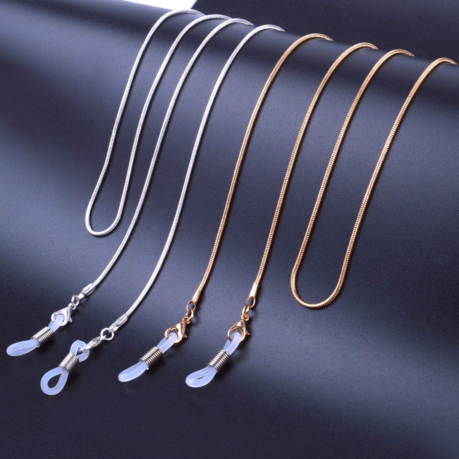 HUA JU Snake Copper String Eyeglasses Chain Reading Glasses Metal Cords Sunglasses Spectacles