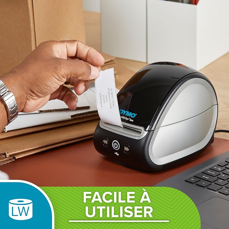 LW étiquettes autocollantes authentiques polyvalentes | 54 mm x 70 mm | 12 rouleaux 320 étiquettes faciles à décoller (lot de 3.840) | pour les étiqueteuses LabelWriter
