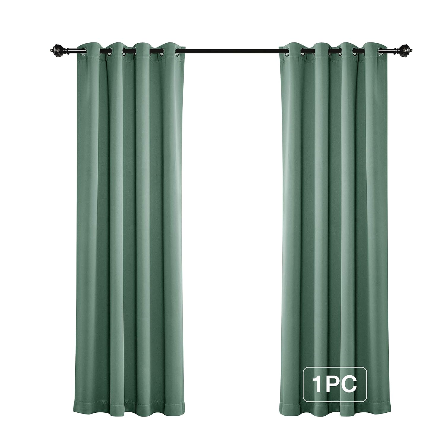 Amazoncom MYSKY HOME Solid Grommet Top Thermal Insulated Window