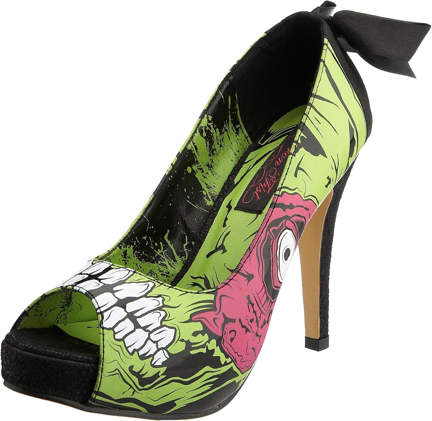 Iron Fist Women�s Zombie Chomper Platform Shoe PeepToe