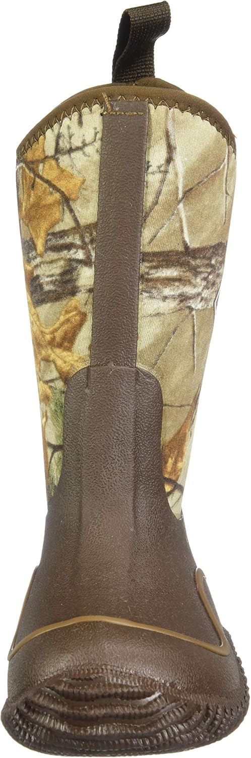  | Muck Hale Multi-Season Kids' Rubber Boots, 7 M US Big Kid, Brown with Realtree XTRA Print | Snow Boots