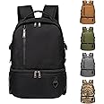 TUGUAN Insulated Cooler Backpack 38/42 Cans Double Deck Leakproof Lightweight Soft Lunch Backpack Small Cooler Bag Beach Picnic
