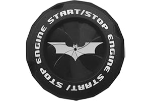 ERARISE Push Start Button Cover, Car Start Button Cover,Engine Start Stop Button Cover,Start Engine Button Cover, Automotive Start Stop Button Cover, Cool Interior Car Decor Stickers Gift for Men