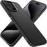 Spigen Liquid Air Designed for iPhone 15 Pro Case (2023) [Military-Grade Protection] - Matte Black