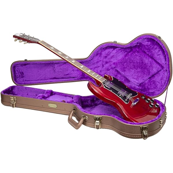 Amazon.com: Gibson SG Hardshell Case Original, Brown : Musical