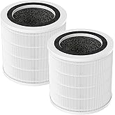 2 Pack H7126 Replacement Filter for GoveeLife H7126 Mini Air Purifier, 3-in-1 H13 True HEPA Air Filter for H7126 Air Purifier Filter for Dust, Pollen, Replace Part #H7126-RF