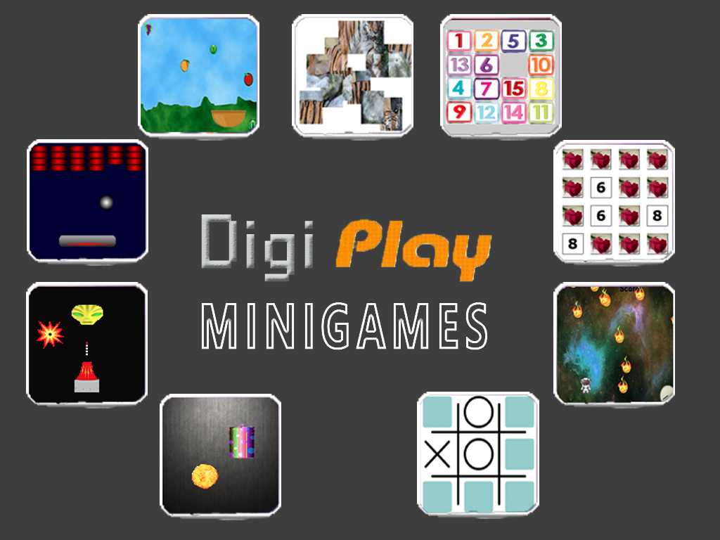 Digi Play - Mini Games - Action, Board, Puzzles, Memory (PC Game) [Download]