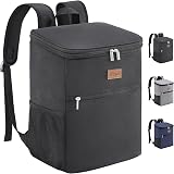 Lifewit 21L Soft Cooler Backpack 30 Cans with Hard Liner Black