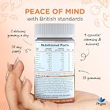 Physis Kids Multivitamin & Omega 3 Gummies 30 Orange 2+ Vitamins C D view 4