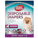 Simple Solution Disposable Dog Diapers, Female Dog