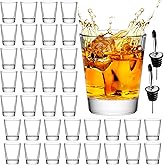 INFTYLE Shot Glasses Bulk 36 Pack 1.7oz / 50 ml Clear Shot Glass with Heavy Base Shot Glasses Bulk for Whiskey, Tequila, Vodka, Liqueur, Bars Gift Box