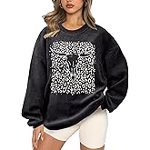 UNIQUEONE Boho Cow Skull Sweatshirt Women: Cowgirl Sweater Vintage Western Rodeo Graphic Tee Country Concert Outfits Pullover