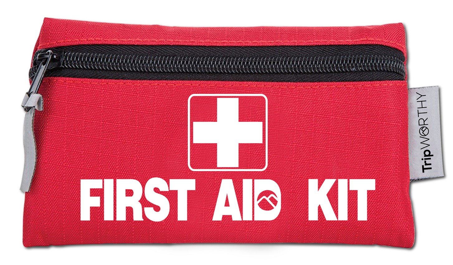 Travel Size First Aid Kit 100 Piece Small First Aid Travel Bag Compact