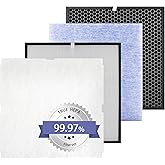 Popurure Filter Replacement Kit Compatible with Rabbit MinusA2 Air Purifier, Models SPA-700A, SPA-780A, SPA-780N, H13 4-Stage Filtration (4-Pack)