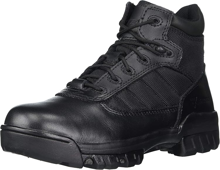 black bates boots