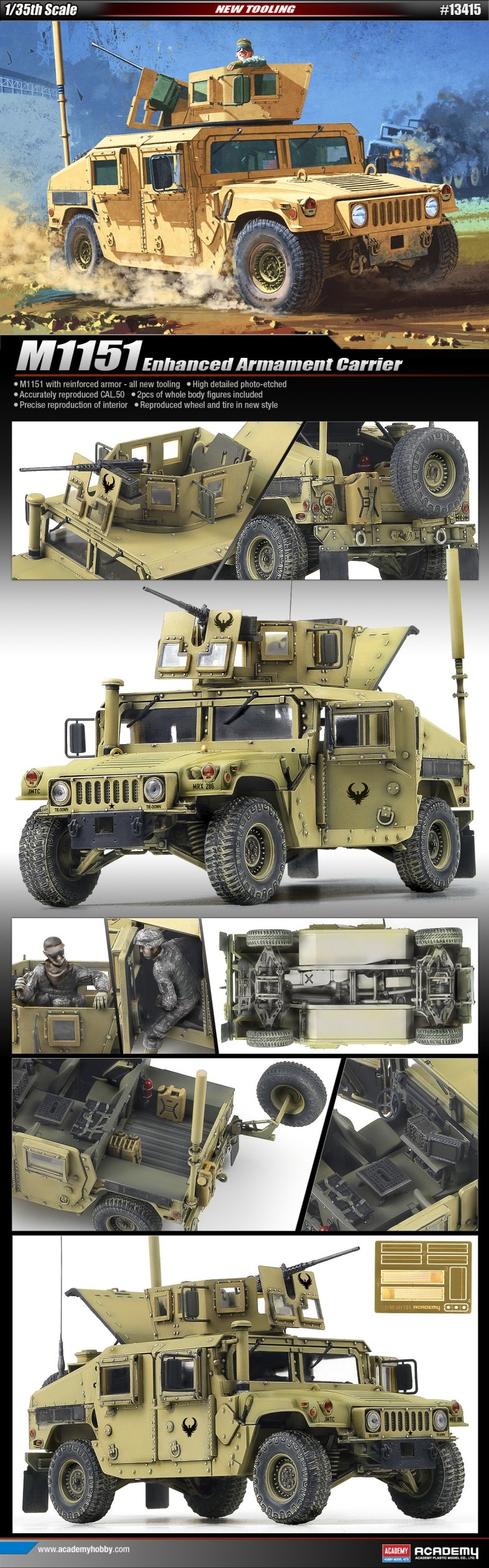 Academy Plastics M1151 Enhanced Armament Carrier