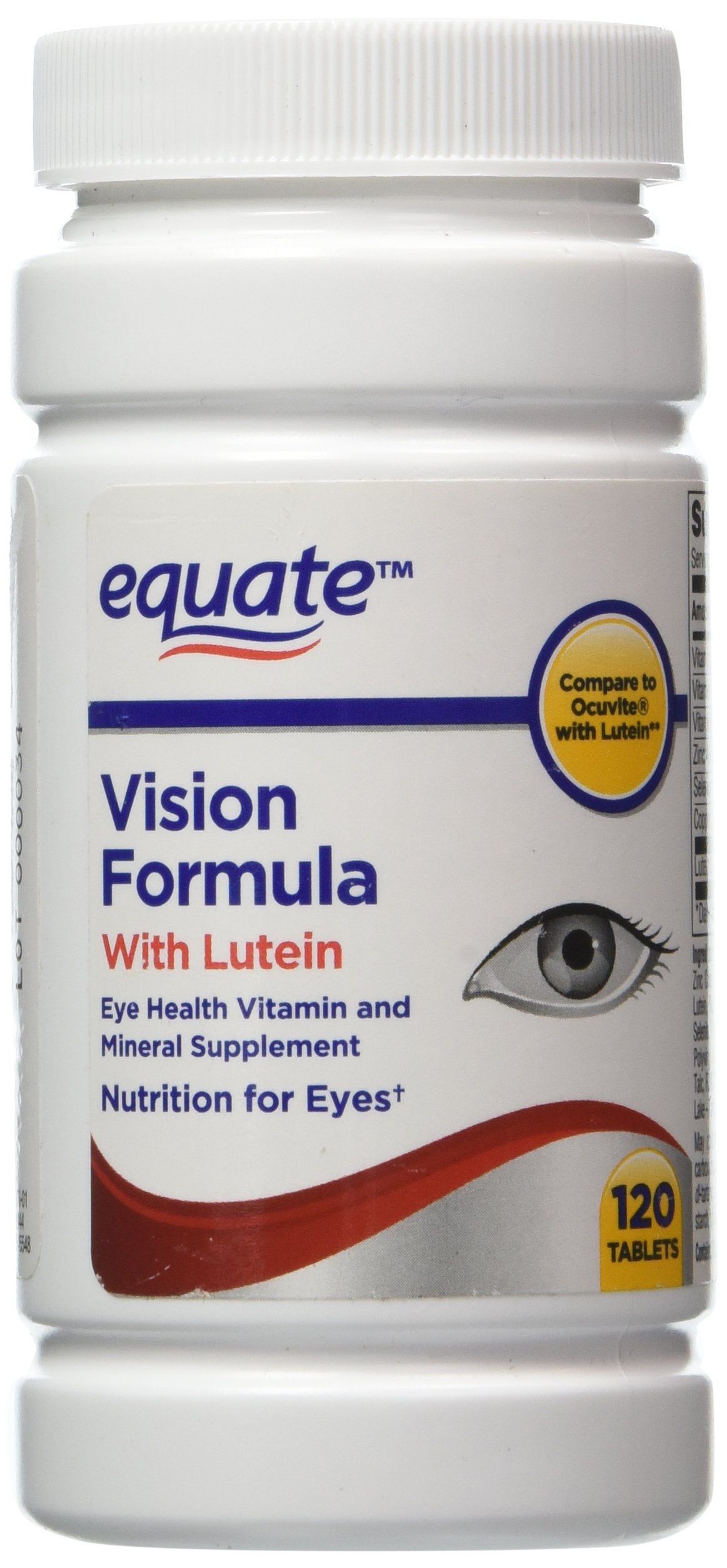 Equate - Vision Formula With Lutein Eye Health Vitamin And Mineral Supplement.. 13 81k0wD03sUL