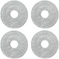 Mop Pads Replacement Compatible with Dreame L10 Ultra/ L10S Pro/ L10S Ultra/ L10S Pro Ultra Heat/ L10 Prime/ L20 L30 L40 L50 Ultra/ X30 X40 X50 Ultra/Mova E30 Ultra P50 Pro Ultra Robot Vacuum (4Pack)