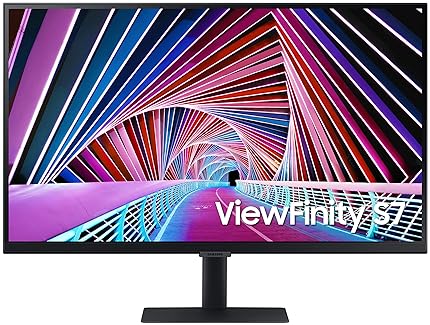 Automotive - SAMSUNG 32” S70A Series 4K UHD (3840x2160) Computer Monitor, HDMI, DisplayPort, HDR10 (1 Billion Colors), 3-sided border-less, TUV-certified Intelligent Eye Care, LS32A700NWNXZA