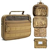 SMONT Tactical Toiletry Bag for Men Travel, Hanging