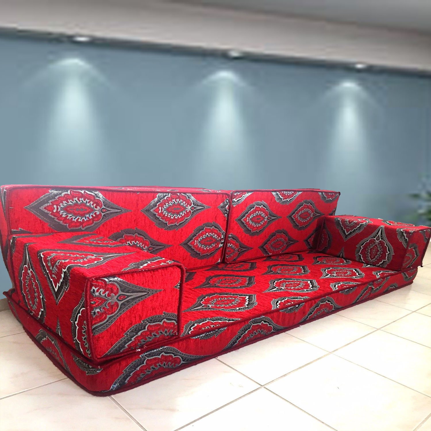 Spirit Of 76 Arabic Majlis Handmade Floor Sofa Arabic Jalsa Floor