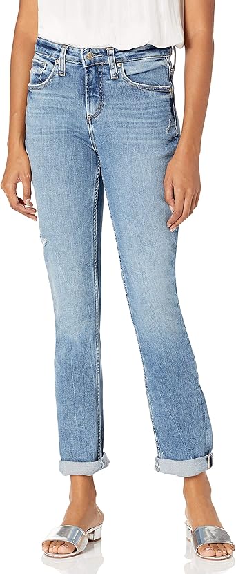 womens high waisted slim leg jeans