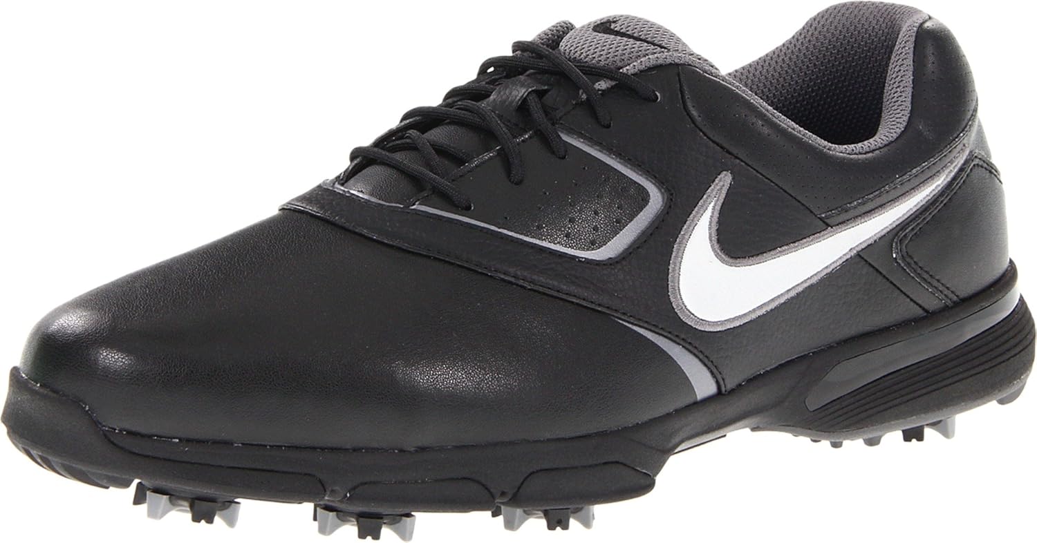 NIKE Golf Men's NIKE Heritage III Wide Golf Shoe, Black