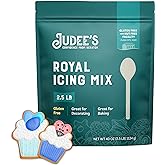 Judee's Royal Icing Mix 2.5 lb - Frost Cookies Like a Professional - Great for Decorating and Baking - Just Add Water - Non-G