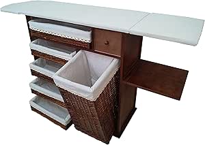 Mueble planchador Estoril (Nogal Degradado): Amazon.es: Hogar