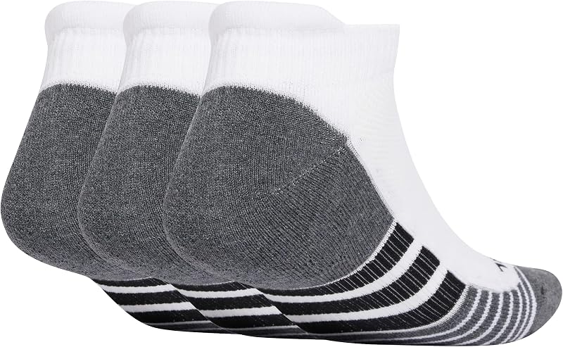 Mixte Performance Climacool Cushioned Low 3P Socks, White/Black, 40-42 — photo 2 sur 5