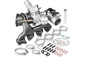 TEMSONE 1.4 L Turbocharger with Complete Installation kits Compatible with Buick Encore 2013-2021 Chevy Chevrolet Cruze 2011-2015 Sonic 2012-2020 Trax 2012-2020 Replace# 667-203 55565353 GT1446 Turbo