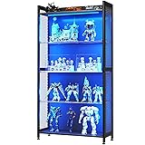 MOTPK Display Cabinet with LED Lights, Display Case