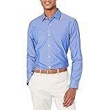 Amazon Essentials Men's Slim-Fit Wrinkle-Resistant Long-Sleeve Dress Shirt