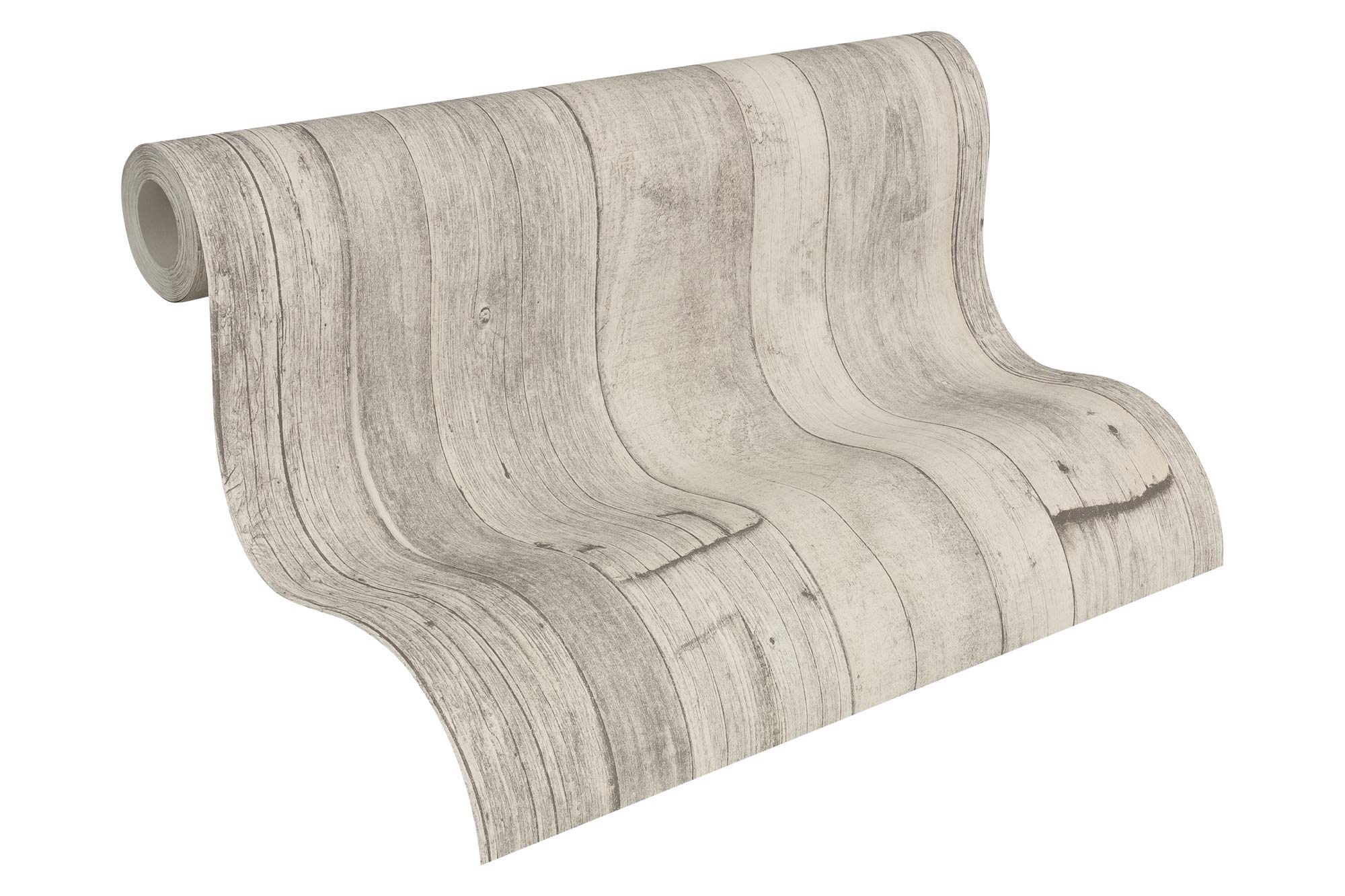 A.S. Creation 95931-1 10.05 x 0.53 m Wood Effect Wallpaper - Beige/Brown